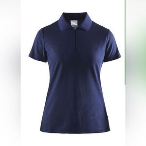Craft Sports Women's Navy Classic Zip Polo XXL NWT‎ IN PKG